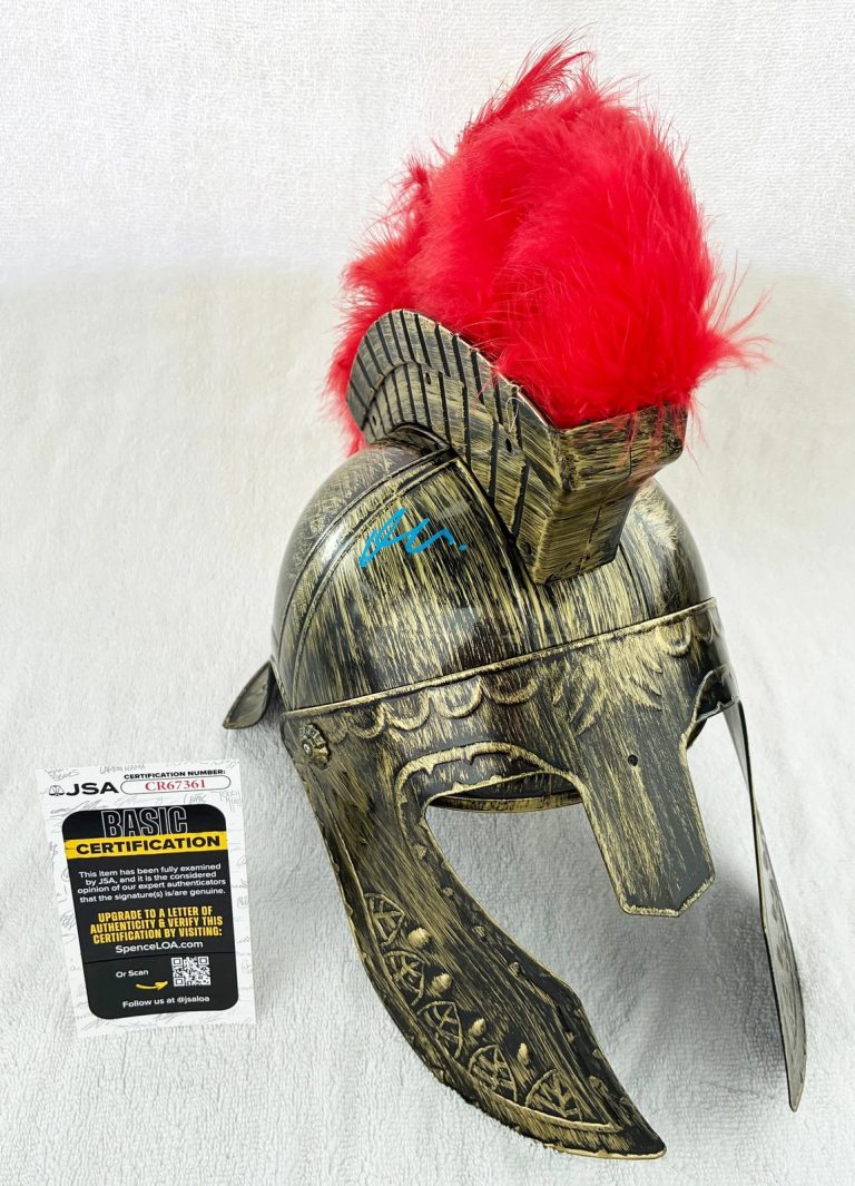 Matt Damon Signed Odysseus Helmet The Odyssey JSA 4 COA