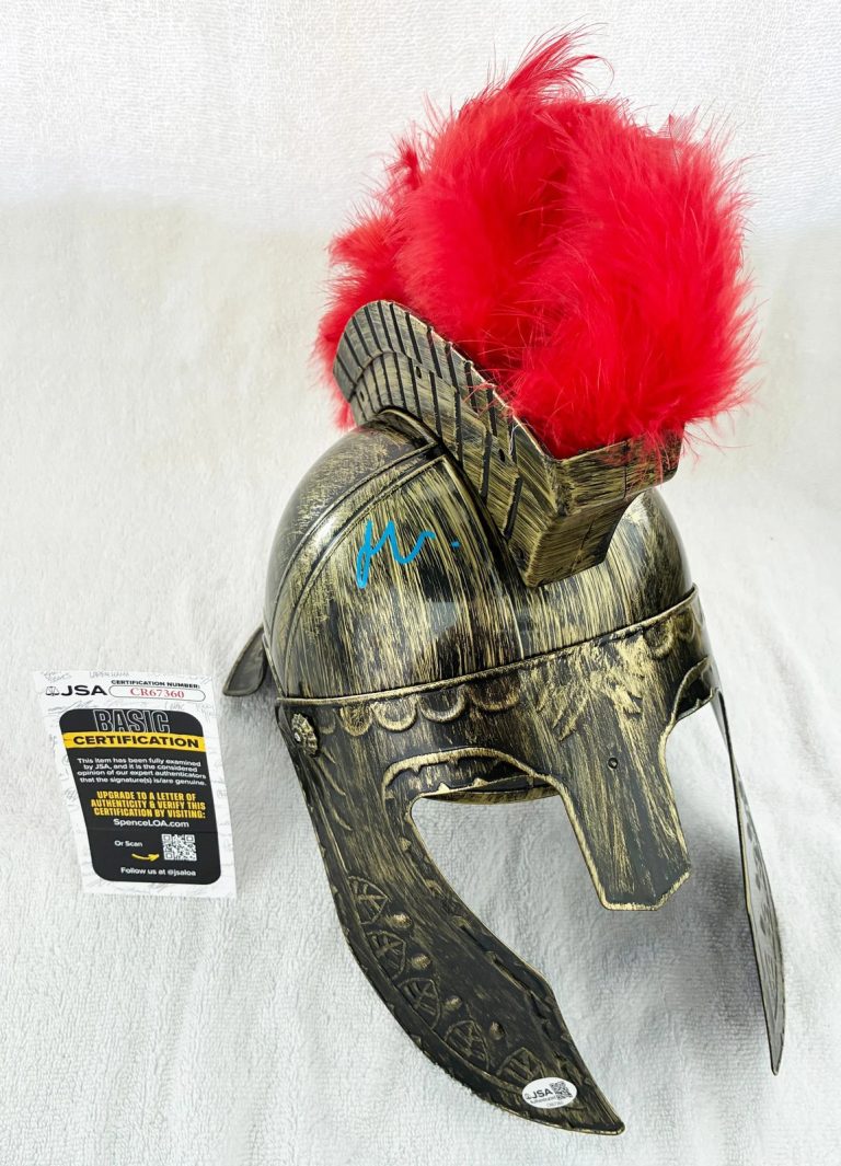 Matt Damon Signed Odysseus Helmet The Odyssey JSA 5 COA