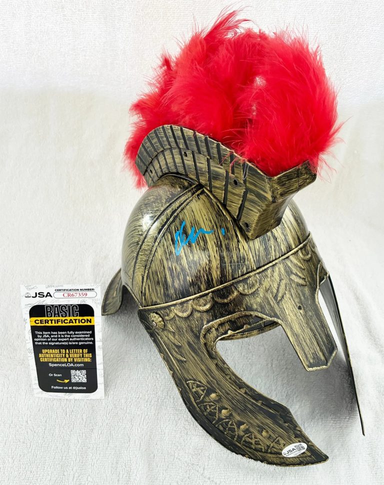 Matt Damon Signed Odysseus Helmet The Odyssey JSA 6 COA