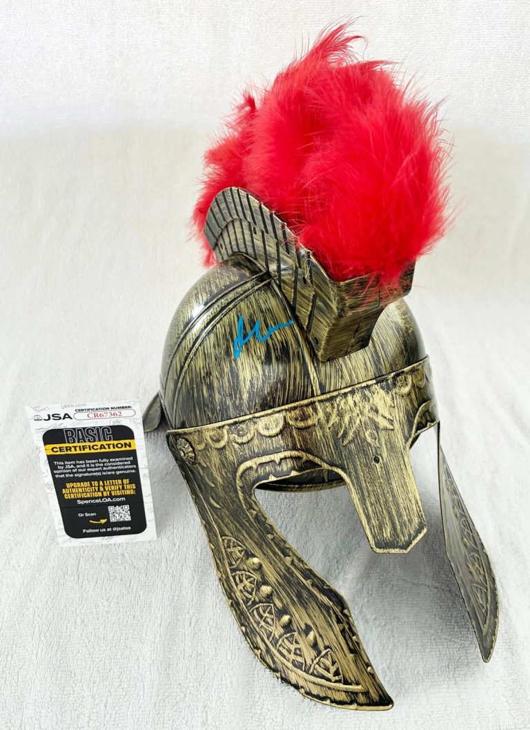 Matt Damon Signed Odysseus Helmet The Odyssey JSA 10 COA
