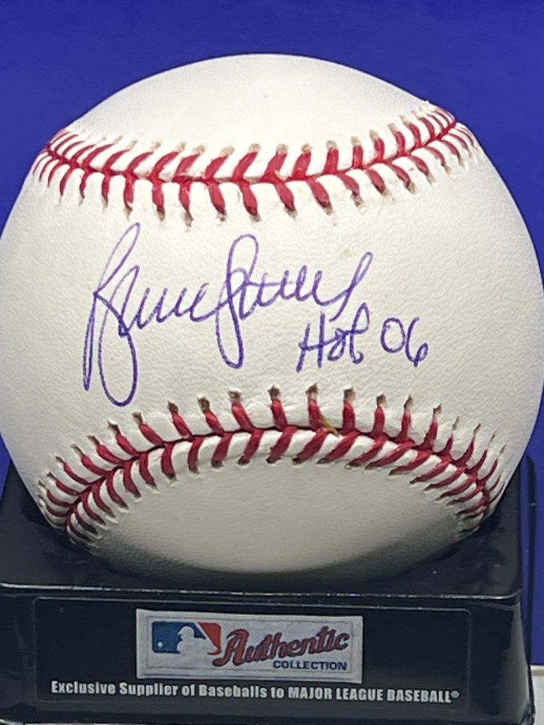 BRUCE SUTTER ST. LOUIS CARDINALS HOF 06 SIGNED OML BASEBALL