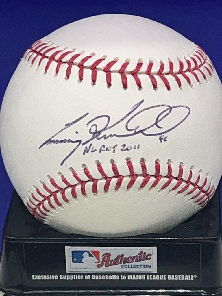CRAIG KIMBREL ATLANTA BRAVES NL ROY 2011  SIGNED OML BASEBALL