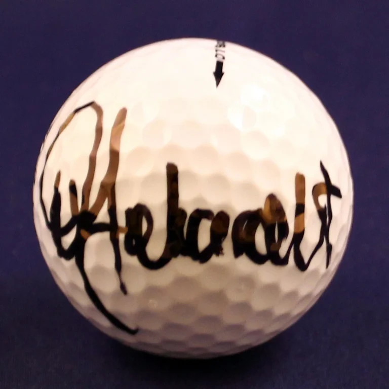 Dawie Van Der Walt Signed Golf Ball COA