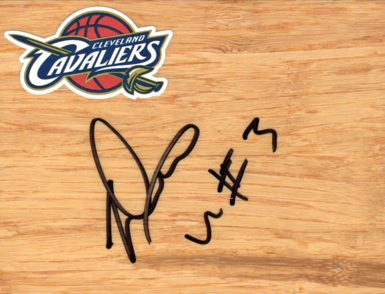 Cleveland Cavaliers Dion Waiters Signed Floorboard COA