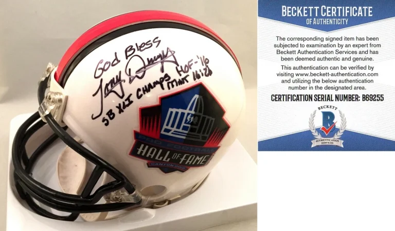 Indianapolis Colts Tony Dungy Signed Mini Helmet HOF 16 SB XBL Champs Beckett BA