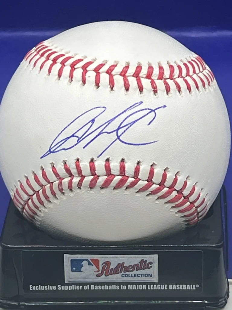 JAZZ CHISHOLM NEW YORK YANKEES JSA AUTHENTICATED SIGNED OML BASEBALL