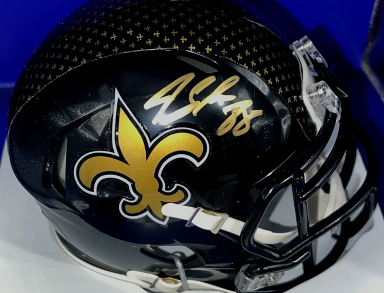 JEREMY SHOCKEY NEW ORLEANS SAINTS JSA AUTHENTICATED SIGNED ALT MINI HELMET