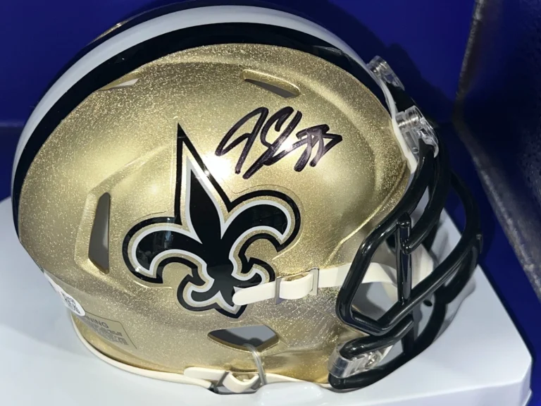 JEREMY SHOCKEY NEW ORLEANS SAINTS JSA AUTHENTICATED SIGNED MINI HELMET