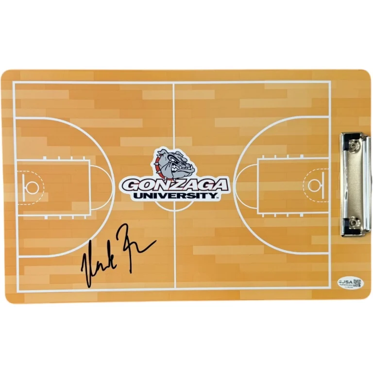MARK FEW SIGNED AUTOGRAPHED GONZAGA BULLDOGS BASKETBALL CLIPBOARD JSA COA