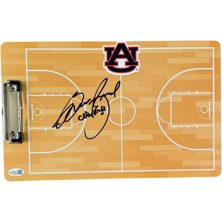 BRUCE PEARL SIGNED AUTOGRAPHED AUBURN TIGERS BASKETBALL CLIPBOARD JSA