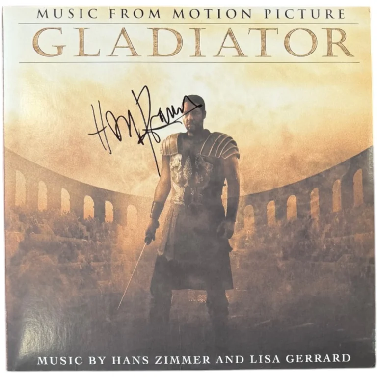 Hans Zimmer Signed Gladiator Movie Soundtrack Vinyl Record JSA COA