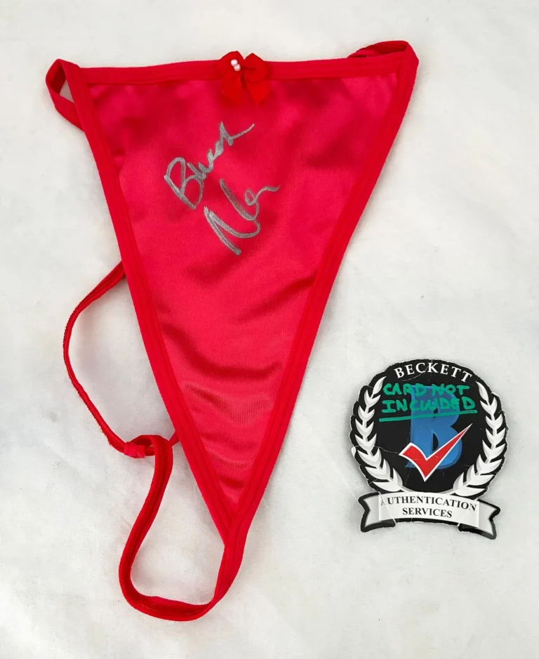 Brooks Nader Signed Panties Baywatch Beckett BAS COA