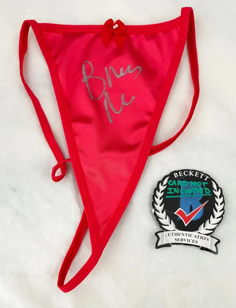 Brooks Nader Signed Panties Baywatch Beckett BAS 1 COA