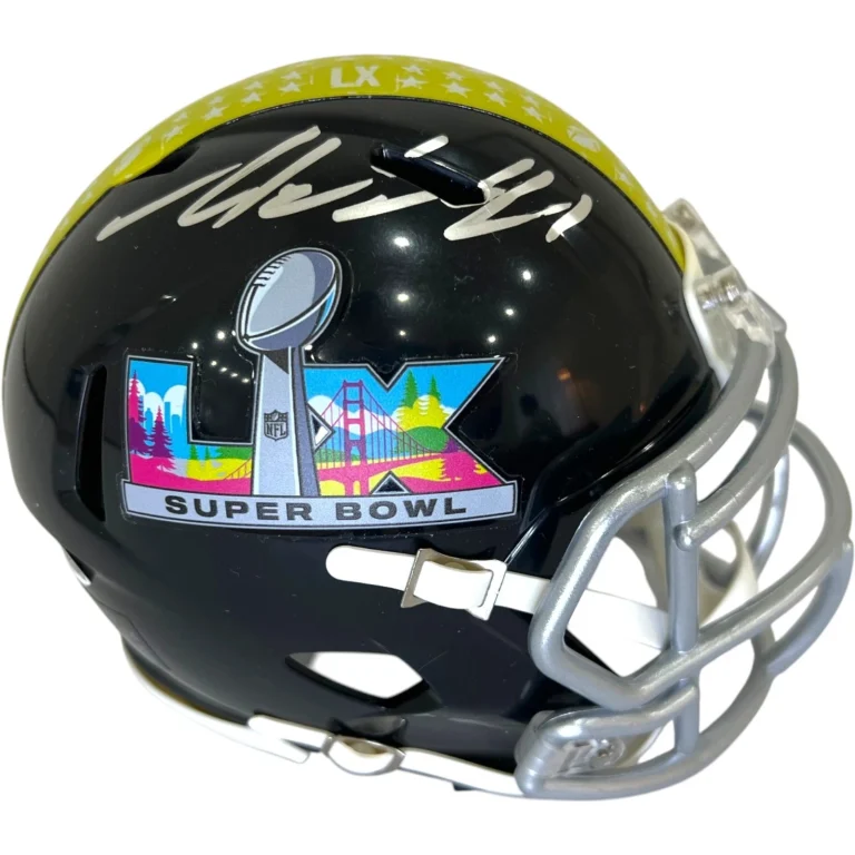 MIKE MACDONALD SIGNED SEATTLE SEAHAWKS SUPER BOWL LX MINI HELMET JSA COA