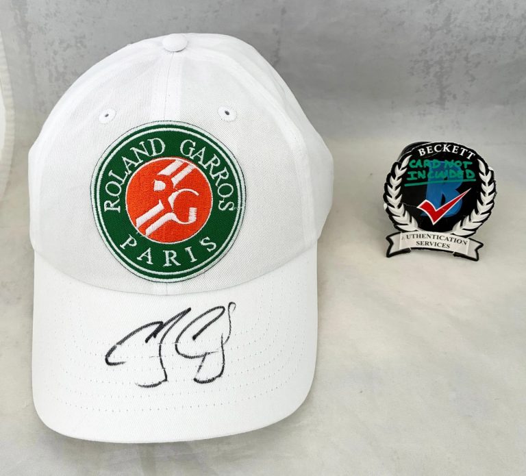 Alexander Zverev Signed Hat Roland Garros French Open Beckett BAS 1 COA