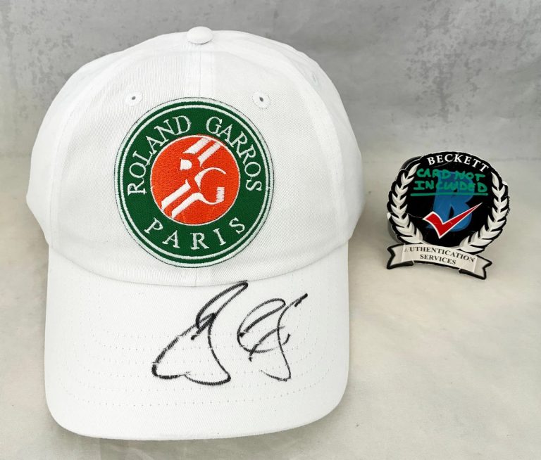 Alexander Zverev Signed Hat Roland Garros French Open Beckett BAS COA