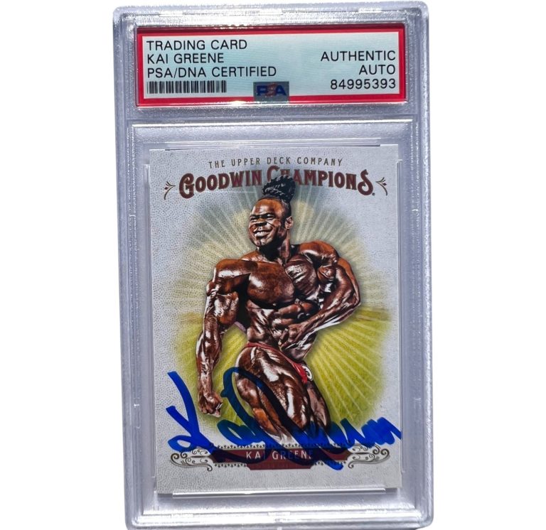2018 Upper Deck Goodwin Champions #17 Kai Greene Signed PSA/DNA Auto