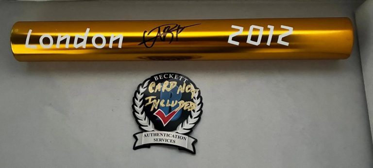 Usain Bolt Signed Baton 2012 London Olympics Beckett BAS 1 COA