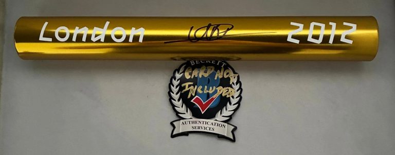 Usain Bolt Signed Baton 2012 London Olympics Beckett BAS 3 COA