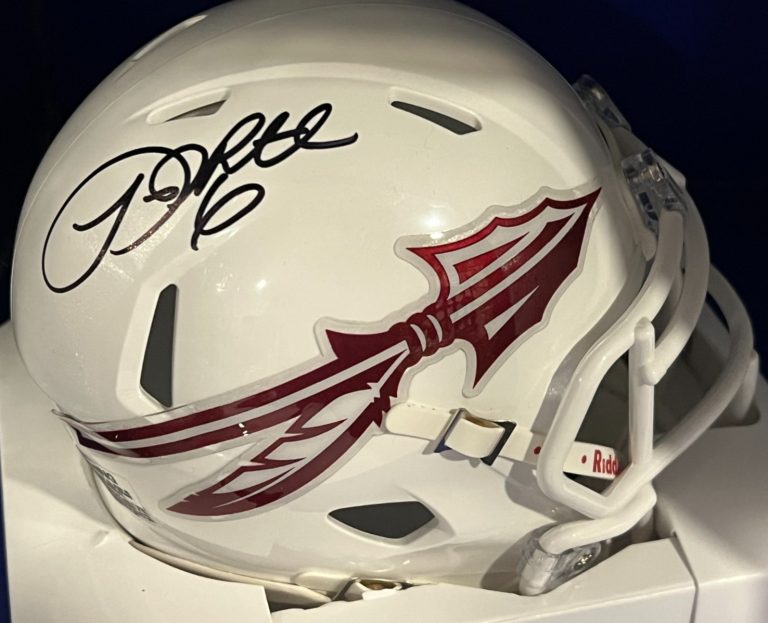 LEROY BUTLER FLORIDA STATE SEMINOLES JSA AUTHENTICATED SIGNED ALT MINI HELMET