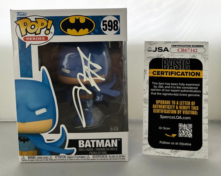 Will Arnett Signed Funko Pop Batman JSA COA