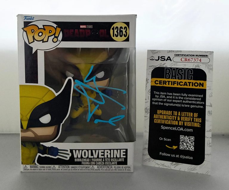 Hugh Jackman Signed Funko Pop Wolverine X-Men JSA 1 COA