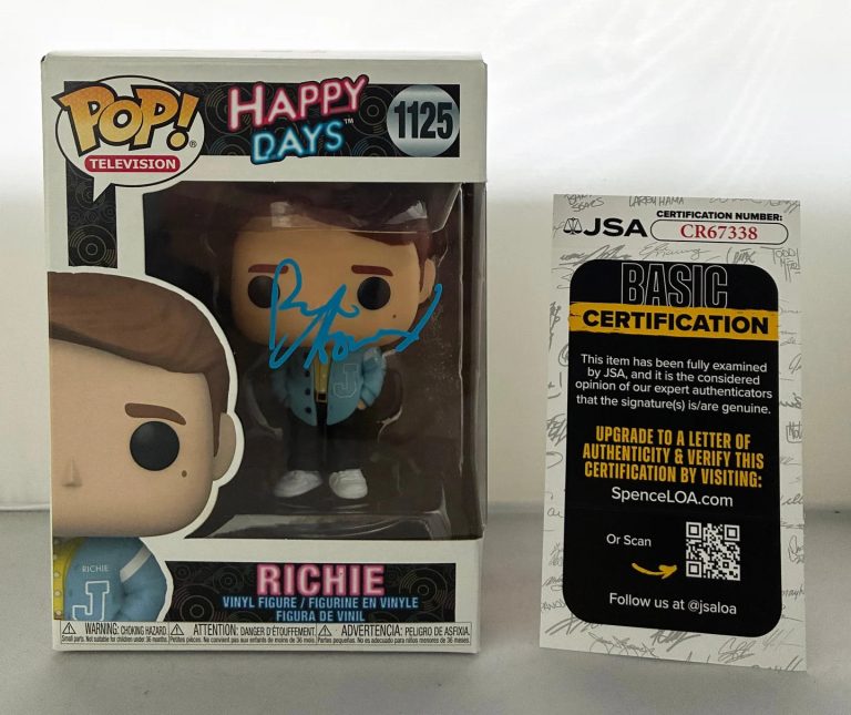 Ron Howard Signed Funko Pop Richie Happy Days JSA COA