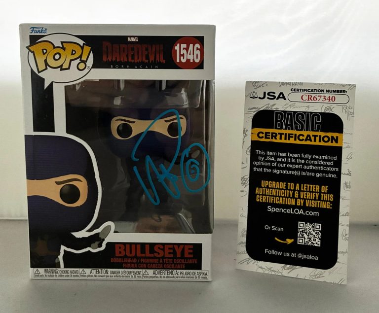 Wilson Bethel Signed Funko Pop Bullseye Daredevil JSA COA