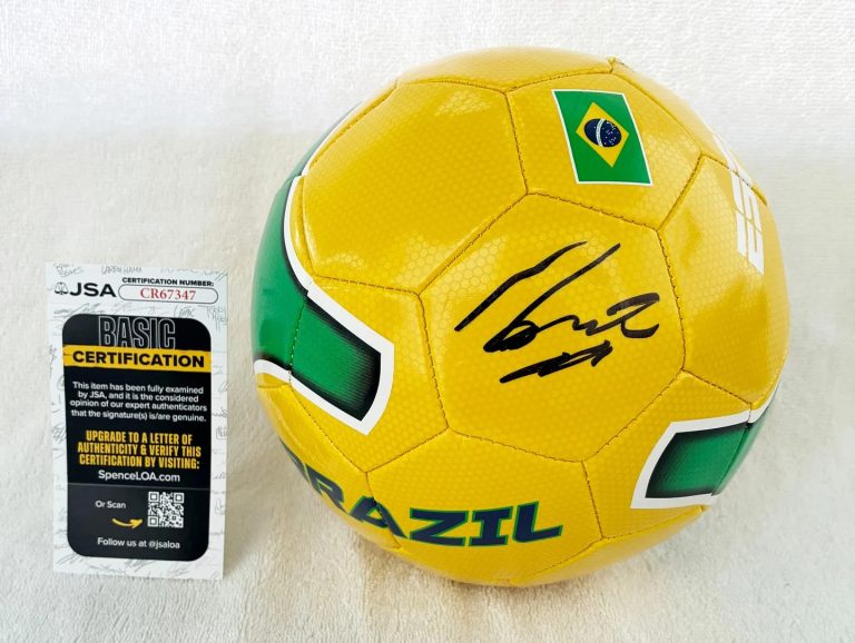 Roberto Carlos Signed Soccer Ball Brazil World Cup Champion JSA 1 COA