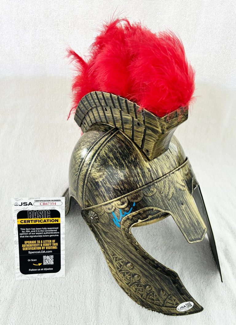 Matt Damon Signed Odysseus Helmet The Odyssey JSA 3 COA