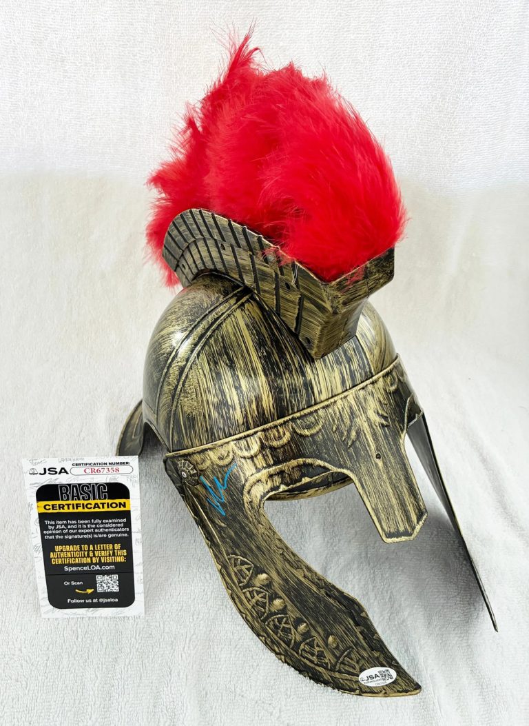 Matt Damon Signed Odysseus Helmet The Odyssey JSA 7 COA