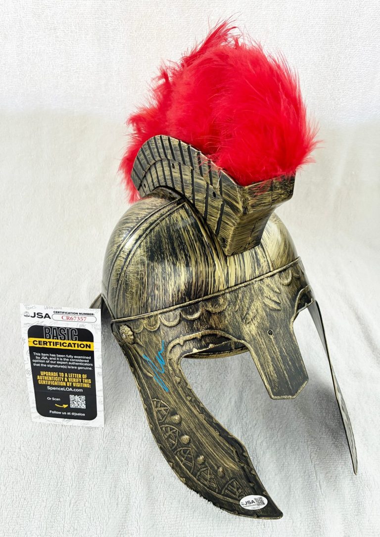 Matt Damon Signed Odysseus Helmet The Odyssey JSA 8 COA