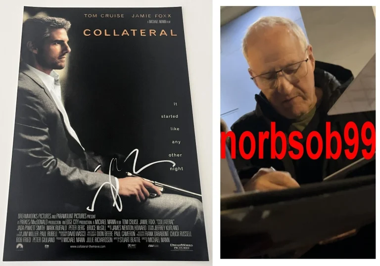 MICHAEL MANN SIGNED AUTOGRAPH COLLATERAL 12x18 PHOTO w/EXACT PROOF & BECKETT COA