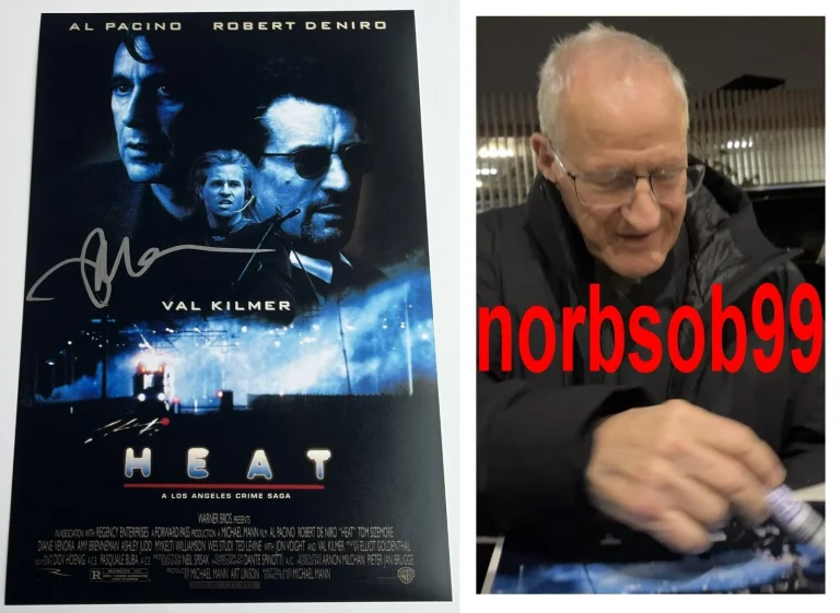 MICHAEL MANN SIGNED AUTOGRAPH HEAT 12x18 PHOTO POSTER w/EXACT PROOF BECKETT COA
