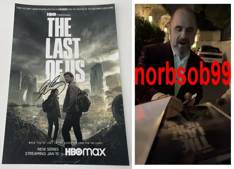 CRAIG MAZIN SIGNED AUTOGRAPH THE LAST OF US 12x18 PHOTO wEXACT PROOF BECKETT COA