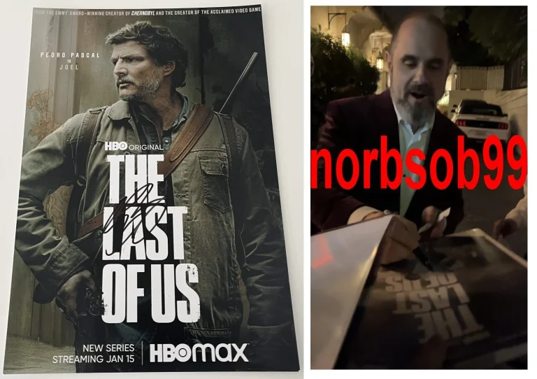 CRAIG MAZIN SIGNED AUTOGRAPH THE LAST OF US 12x18 PHOTO C w/PROOF & BECKETT COA
