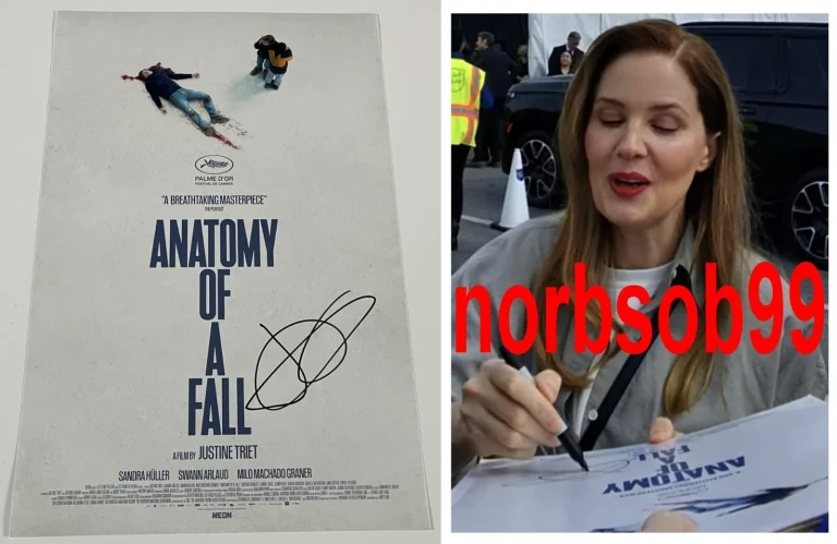 JUSTINE TRIET SIGNED ANATOMY OF A FALL 12x18 PHOTO w/EXACT PROOF & BECKETT COA