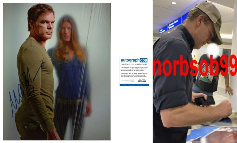 MICHAEL C. HALL SIGNED AUTOGRAPH DEXTER 11x14 PHOTO B w/EXACT PROOF & ACOA COA