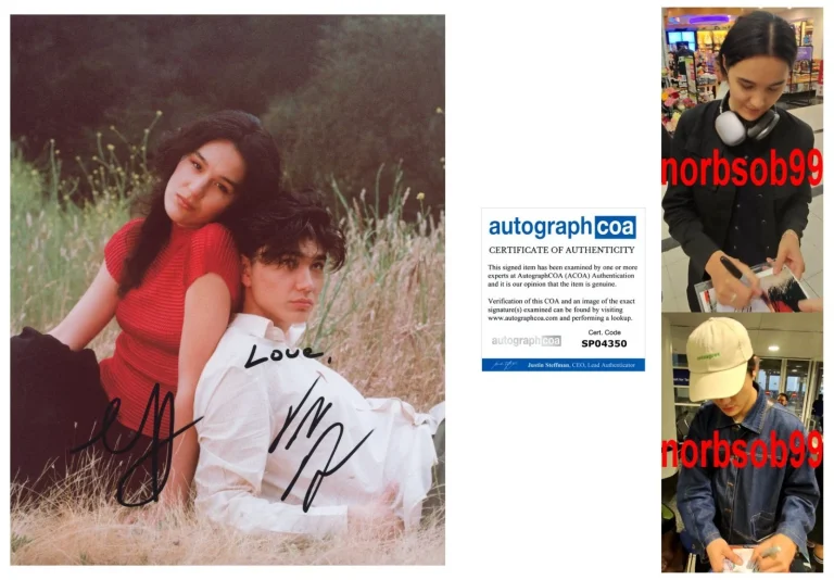 WASIA PROJECT OLIVIA HARDY & WILL SIGNED 8x10 PHOTO w/EXACT PROOF AUTOGRAPH COA