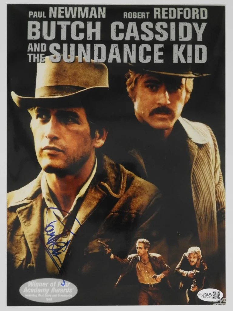Paul Newman JSA Signed Autograph 8 x 10 photo Butch Cassidy & The Sundance Kid