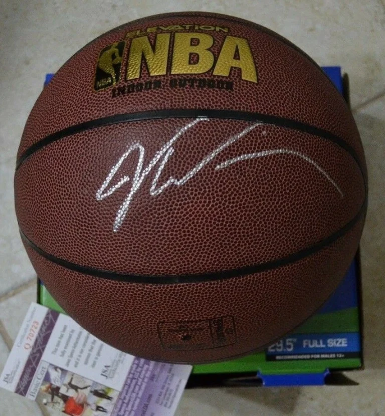 Justise Winslow Signed NBA Basketball w JSA COA #Q70723 Duke Blue Devils Blazers