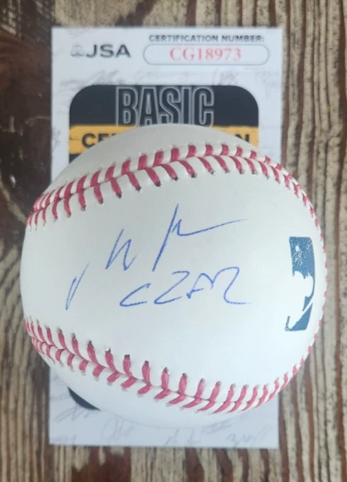 Tom Homan Signed OMLB Baseball w/ JSA COA #CG18973 MAGA Border Czar Donald Trump