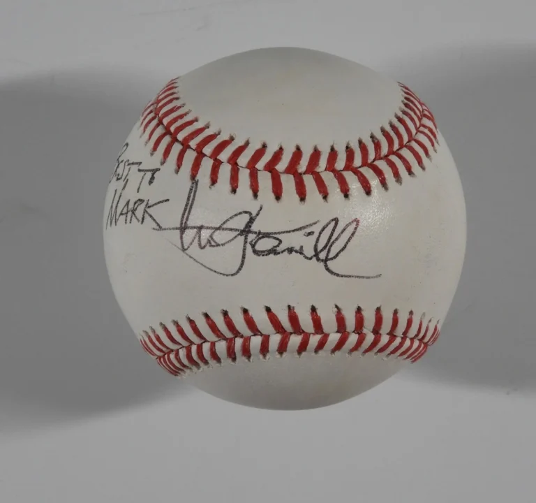 Mark Hamill JSA Signed Autograph Baseball Star Wars