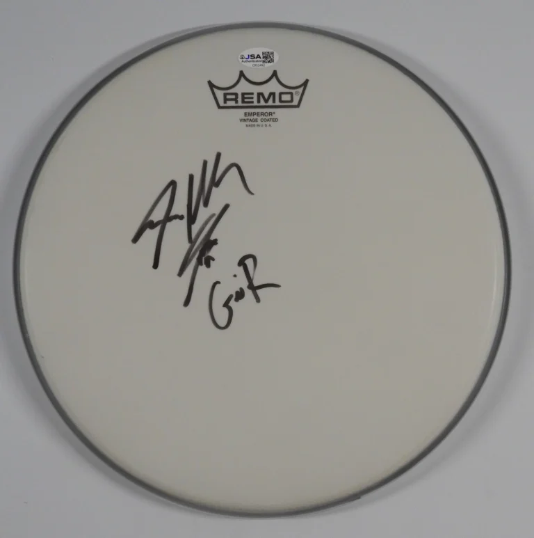 Guns n Roses Steven Adler JSA  Signed Autograph Drumhead Drum Head