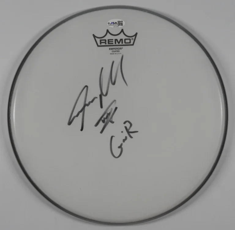 Guns n Roses Steven Adler JSA  Signed Autograph Drumhead Drum Head