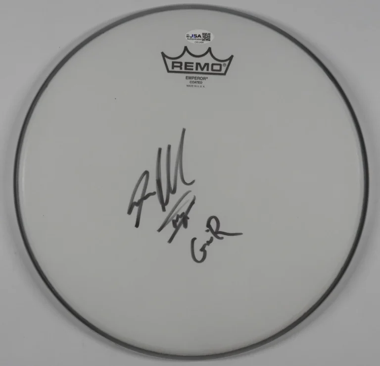 Guns n Roses Steven Adler JSA  Signed Autograph Drumhead Drum Head