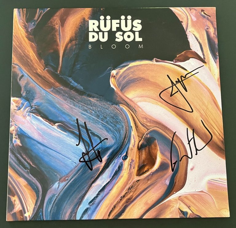 RUFUS DU SOL SIGNED AUTOGRAPH BLOOM VINYL RECORD ALBUM w/EXACT VIDEO PROOF COA