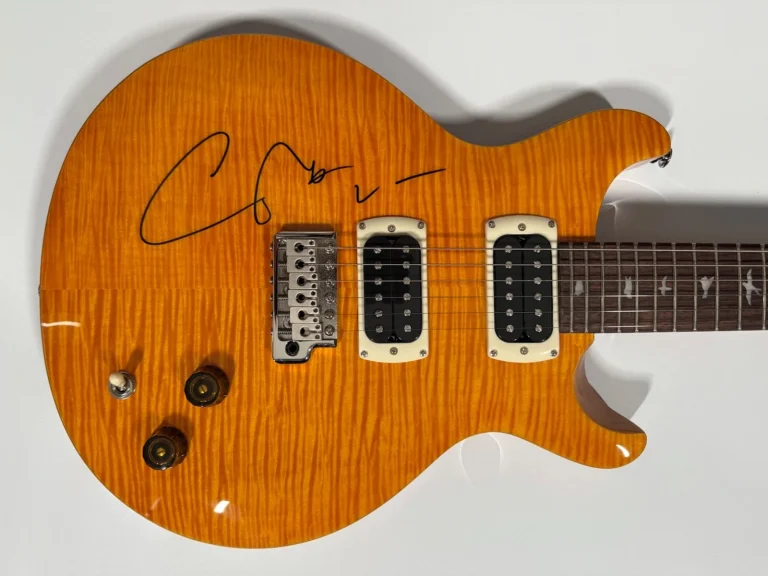 Carlos Santana JSA Signed Autograph PRS SE Signature Guitar