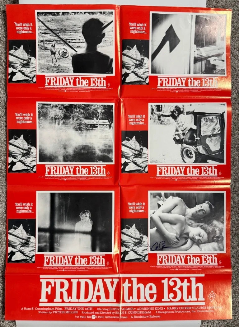 Friday The 13th JSA Autograph Signed Original Poster Australian Daybill