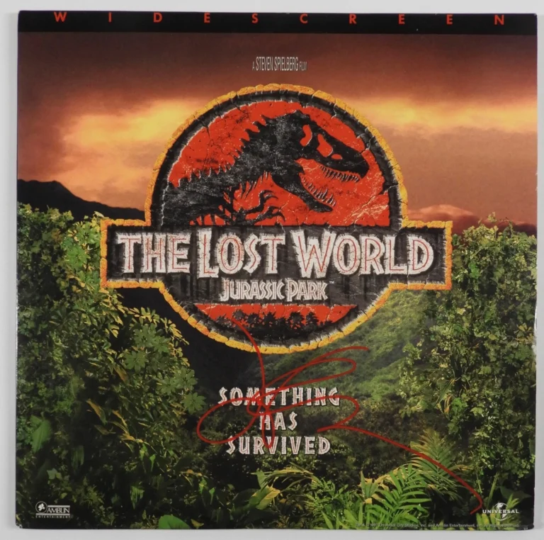Jeff Goldblum JSA Autograph Signed Laserdisc Jurassic Park The Lost World